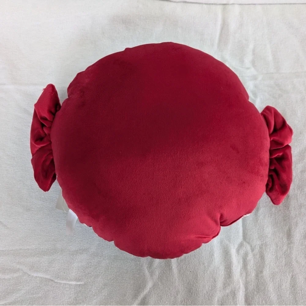 NWT Target Bullseye Playground Christmas Peppermint Candy Throw Pillow 2024 NEW